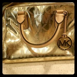Michael Kors gold purse
